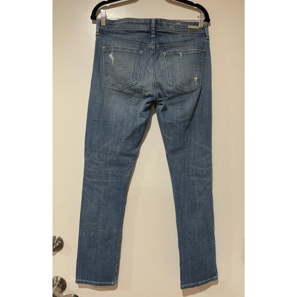 Pilcro And The Letterpress Anthropologie Light Wash Jeans Hyphen Fit Size 27 EUC - Picture 7 of 13